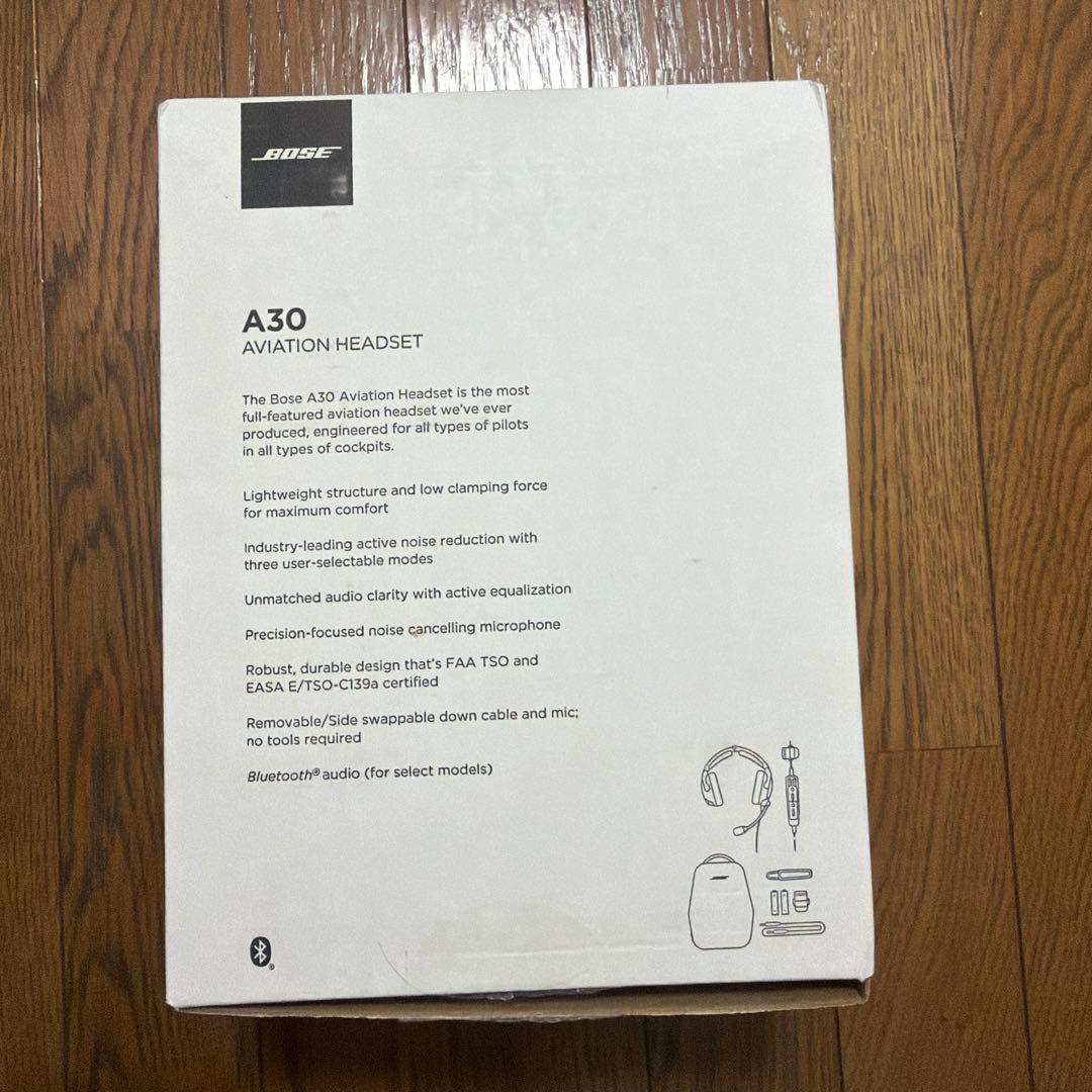 ヘッドホン BOSE A30 Aviation Headset dual plug