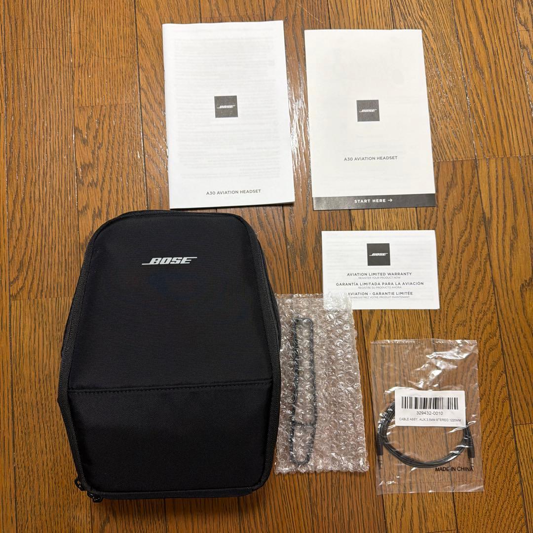 ヘッドホン BOSE A30 Aviation Headset dual plug