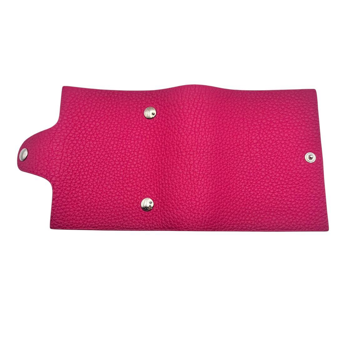 美品✨エルメス　ユリス　ノートブックカバー　トゴレザー　ミニ　ピンク