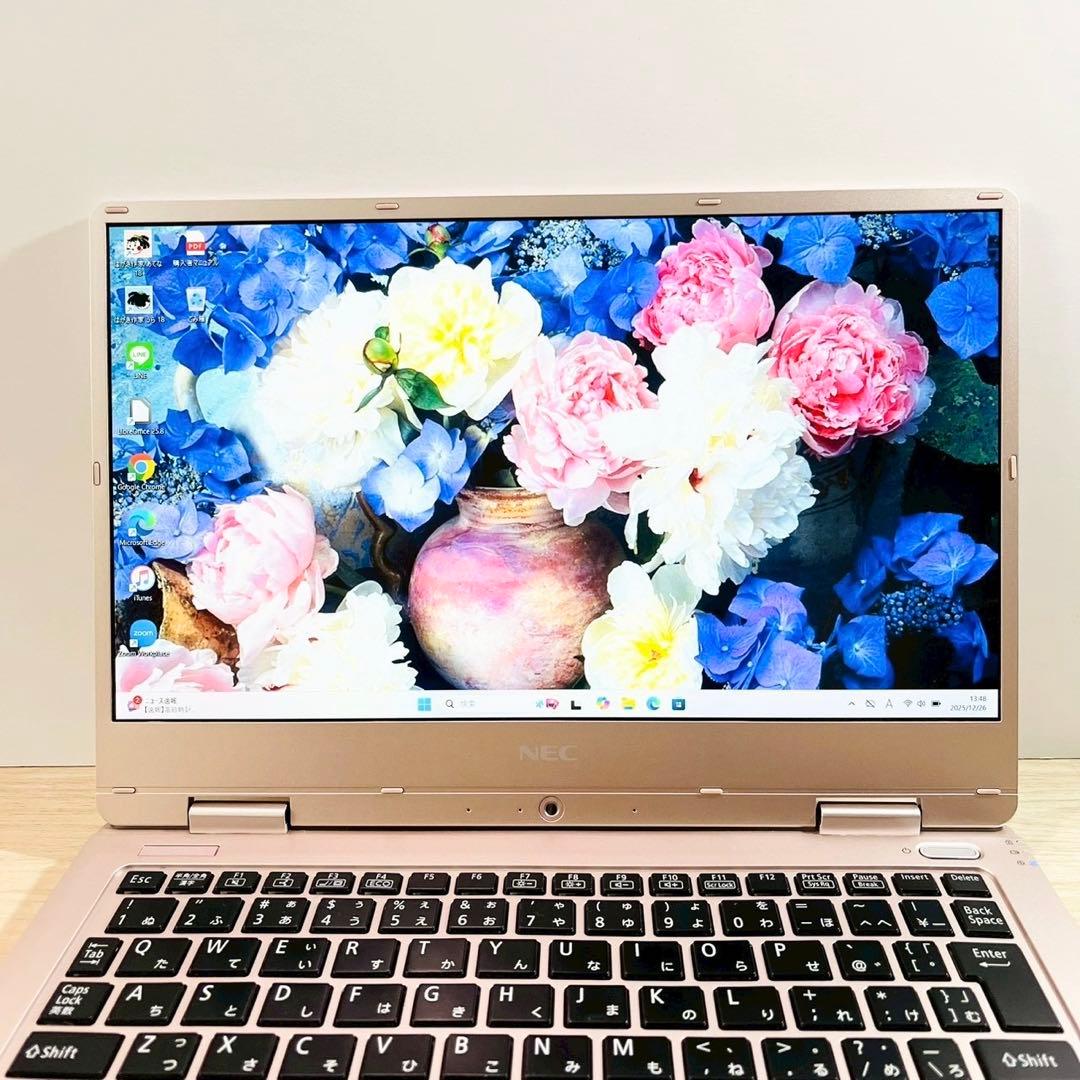 かわいいピンク❤ SSD ノートパソコン フルHD カメラ windows11