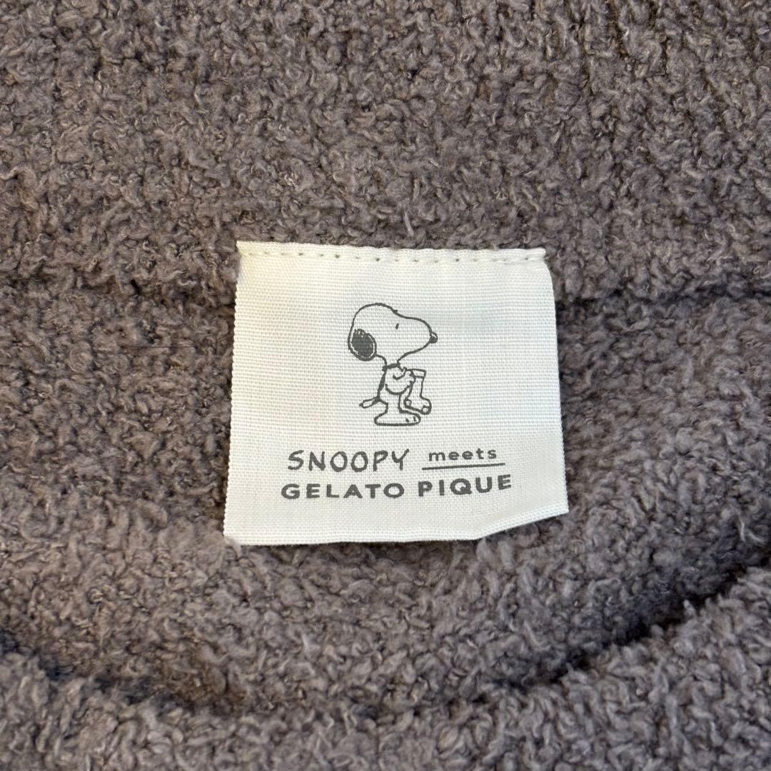 ジェラートピケ スヌーピー ルームウェア グレー L