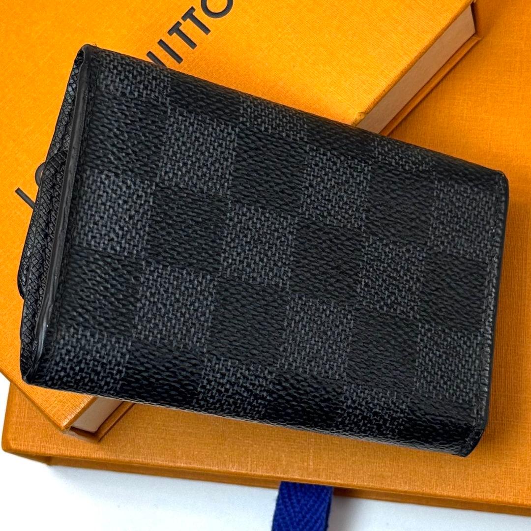 ルイヴィトン ダミエグラフィット ミュルティクレ6 キーケース 鍵 6連 黒