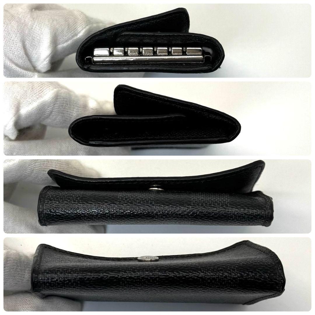 ルイヴィトン ダミエグラフィット ミュルティクレ6 キーケース 鍵 6連 黒