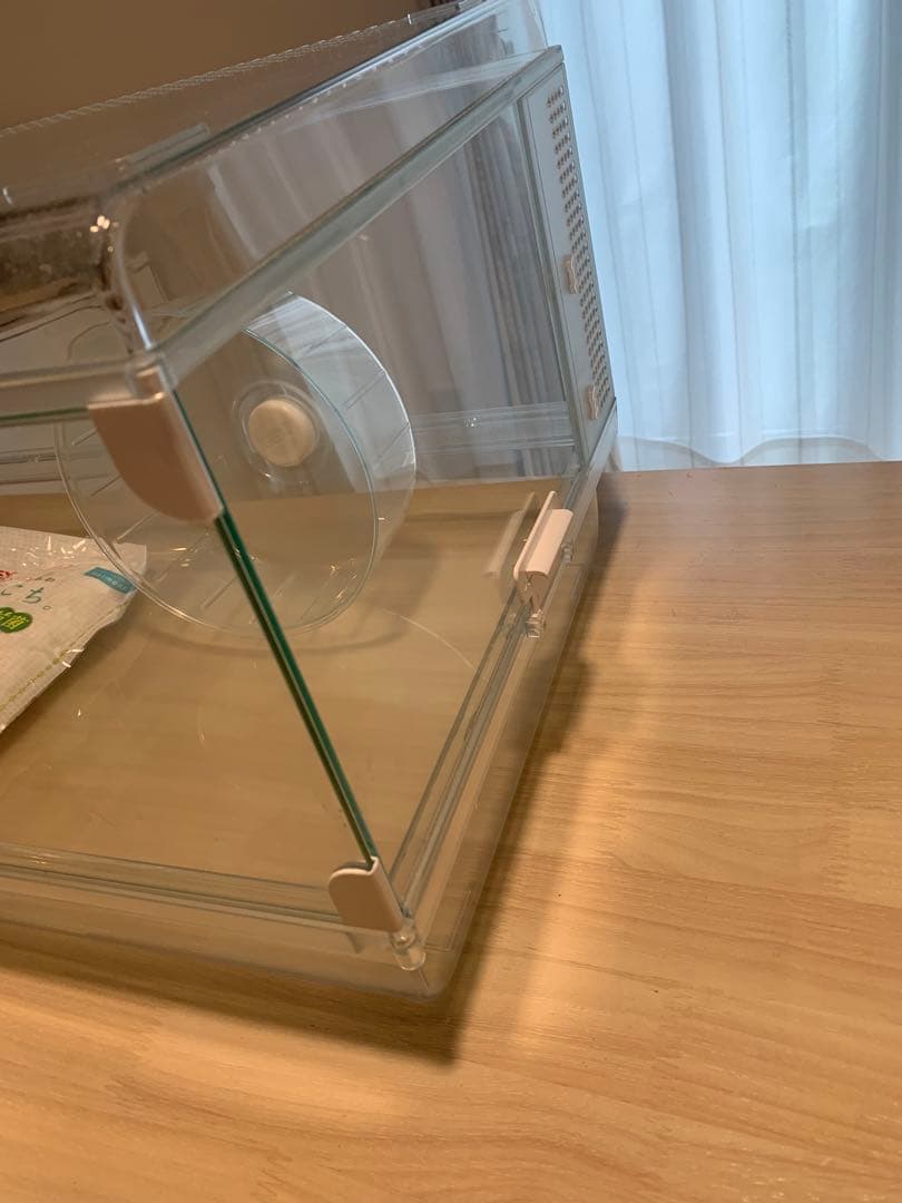 【美品】グラスハーモニー600プラス　ハムスターケージ