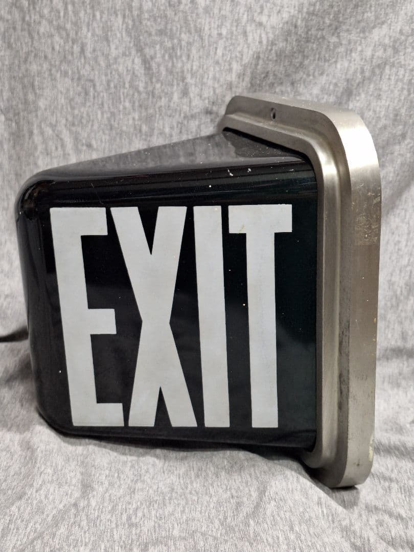 1900's アンティーク ヴィンテージ EXIT ランプ オリジナル アメリカ