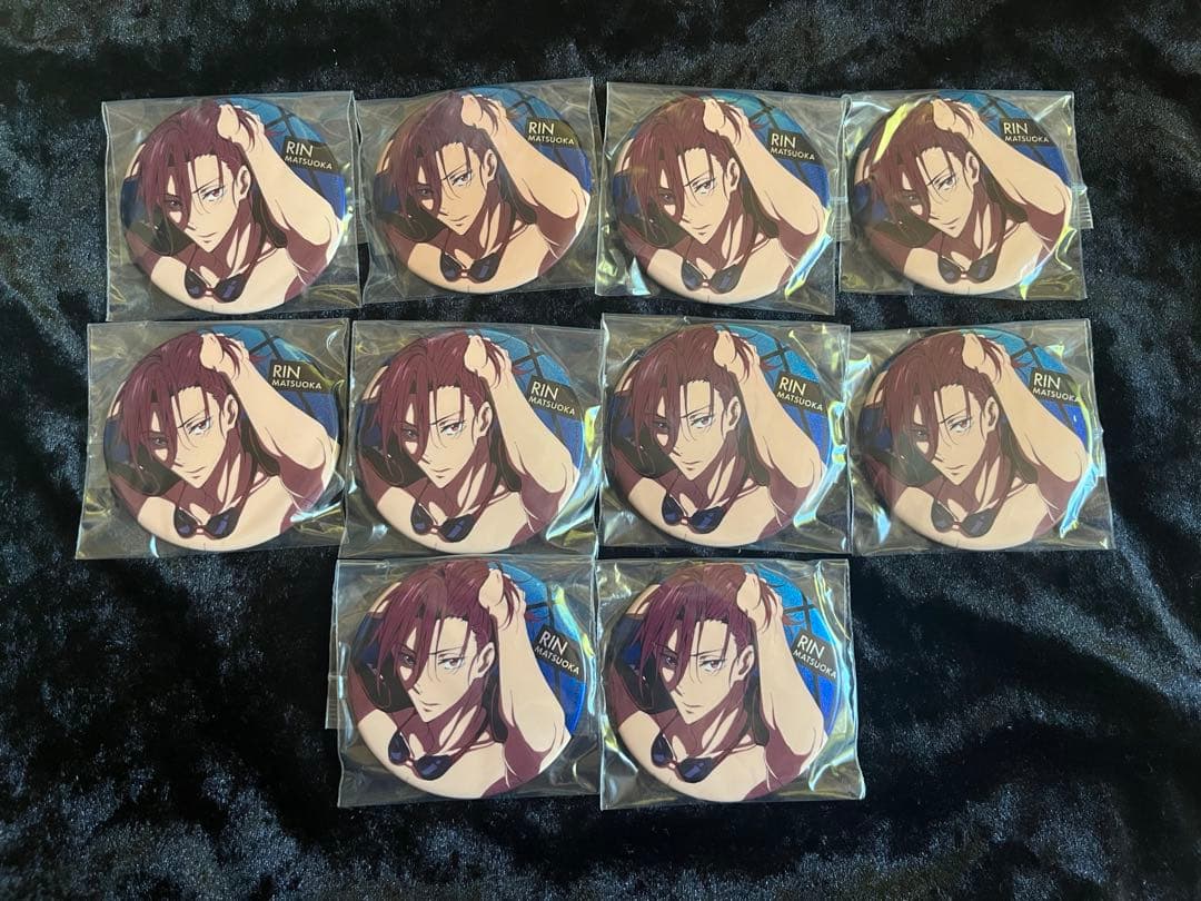 松岡凛 缶バッジ Free!