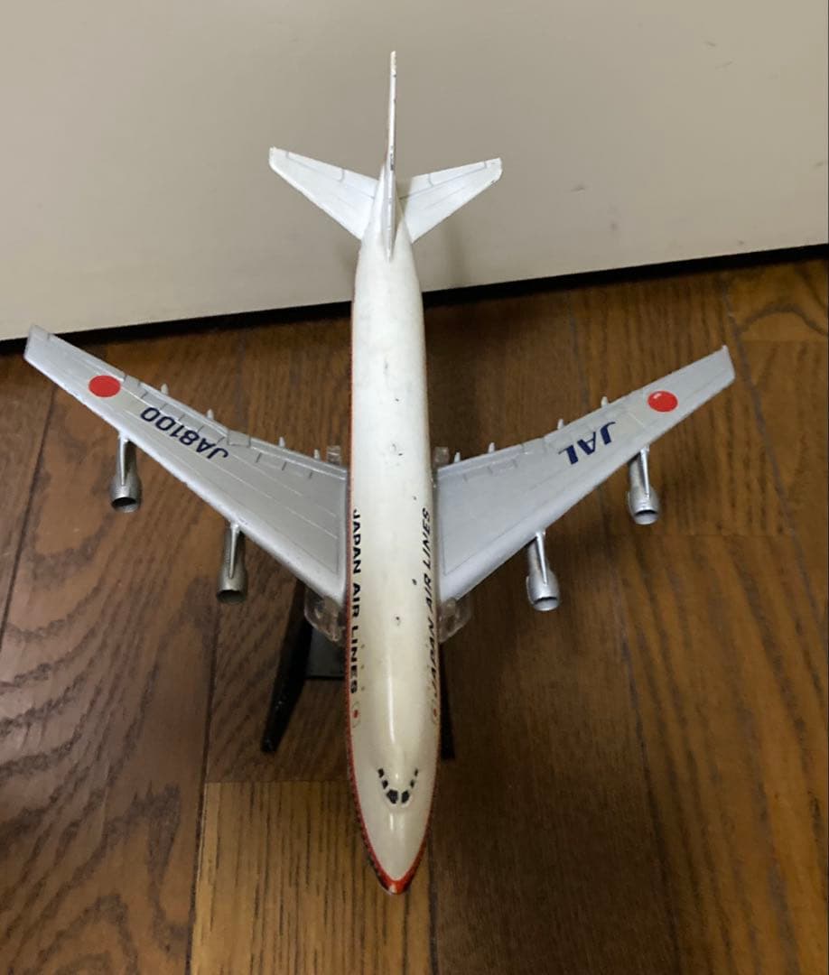 JAL JA8100 模型　レトロ飛行機　日本航空