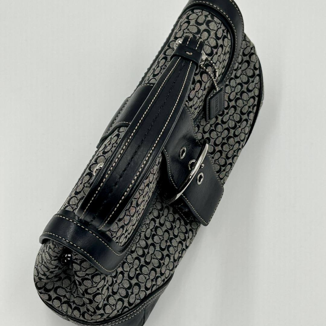 極美品✨コーチ ハンドバッグ ソーホー ミニシグネチャー トップハンドル 保存袋