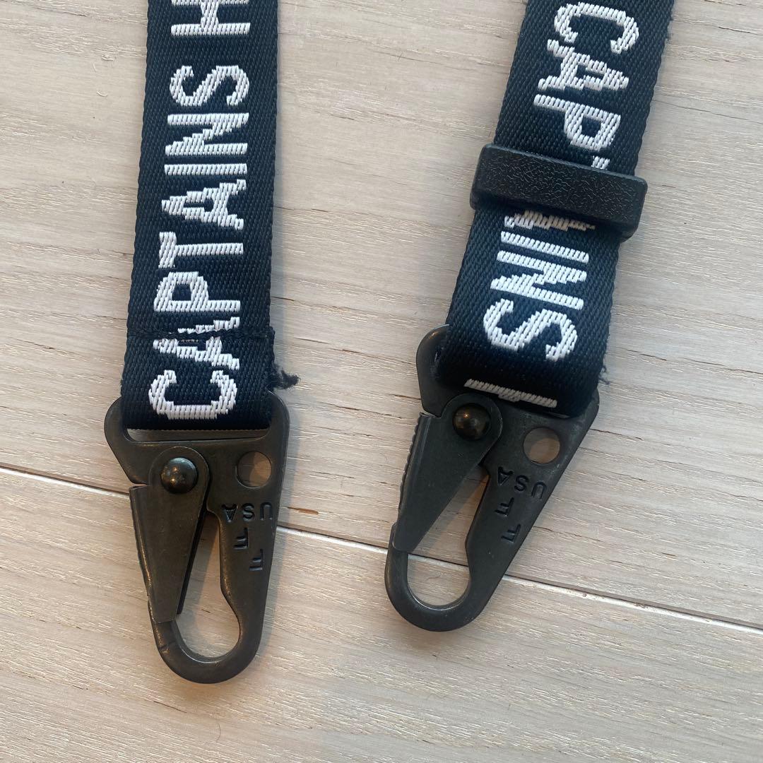 キャプテンズヘルム　ショルダーストラップ　ブラック　スマホストラップ