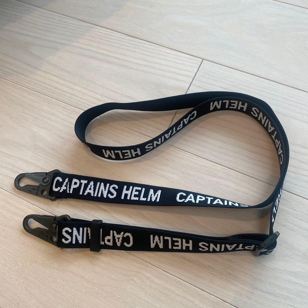 キャプテンズヘルム　ショルダーストラップ　ブラック　スマホストラップ