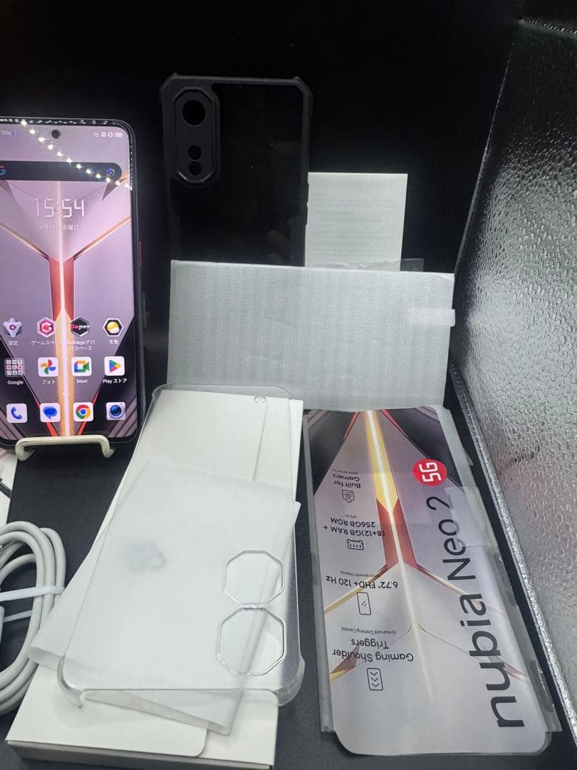 美品Nubia neo 2グローバル版8GB256GBケース保護シート日本用充電