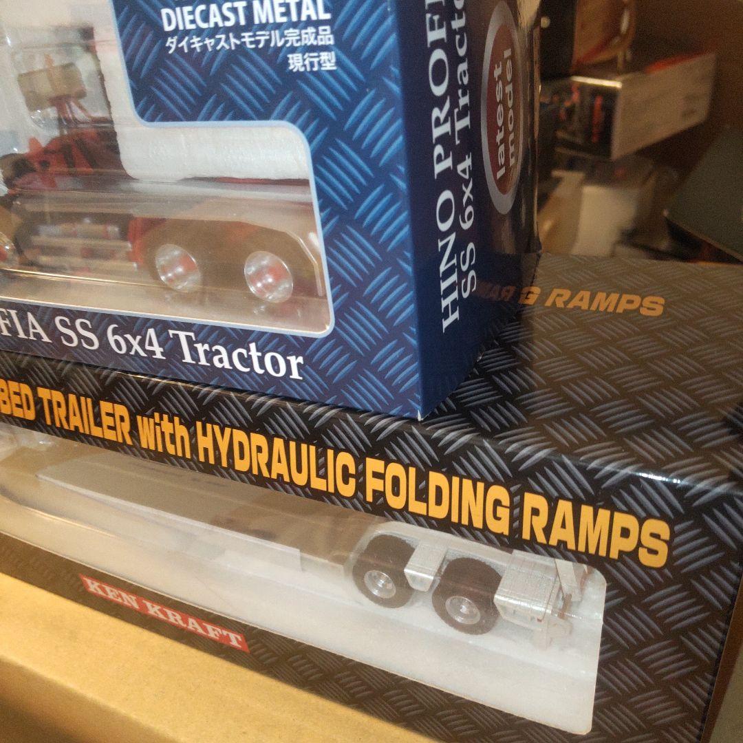 ケンクラフトHINO PROFIA SS 6x4トレーラーセット　　1/50