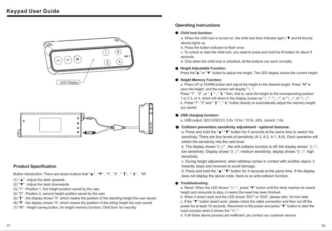 FLEXISPOT スタンディングデスク E7W 脚のみ