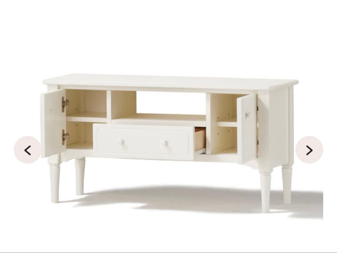 フランフラン　ミーオ TVボード ホワイト (W980×H500) テレビ台