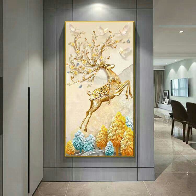 玄関装飾画 現代 ソファの背景装飾画//