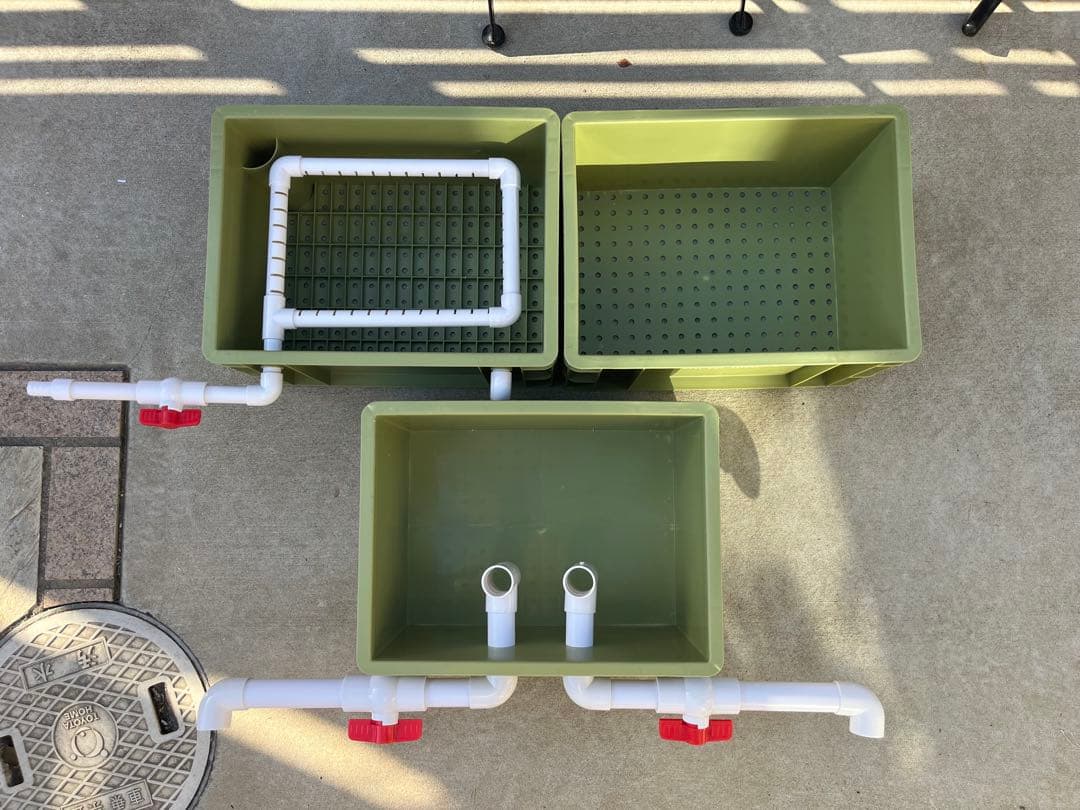 45w水中ポンプ付き 水槽用万能フィルター 外部式飼育濾過器装置　アクアリウム