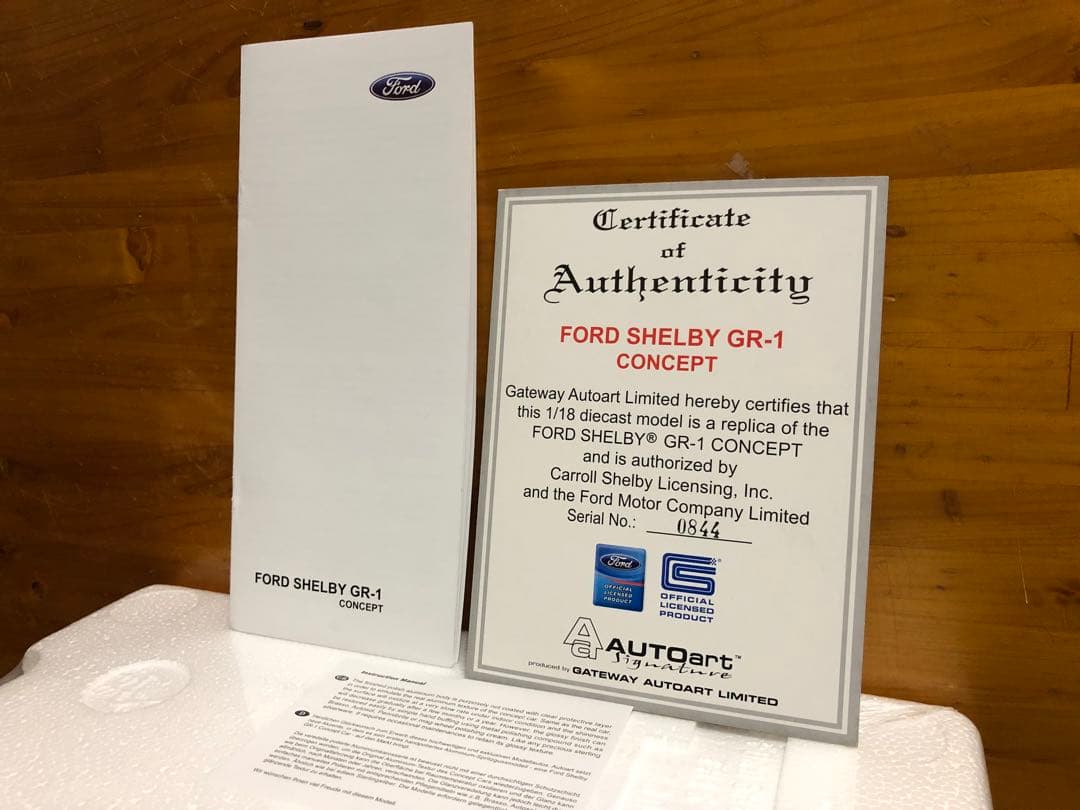 未開封 希少AUTOart 1/18 フォード シェルビー GR-1 コンセプト