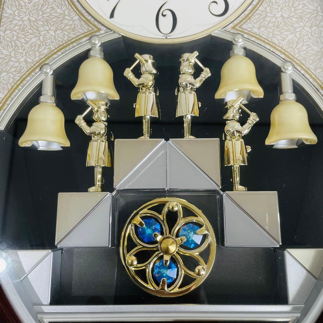 【廃盤品】Small Worldスモールワールド　メネット 電波からくり掛け時計