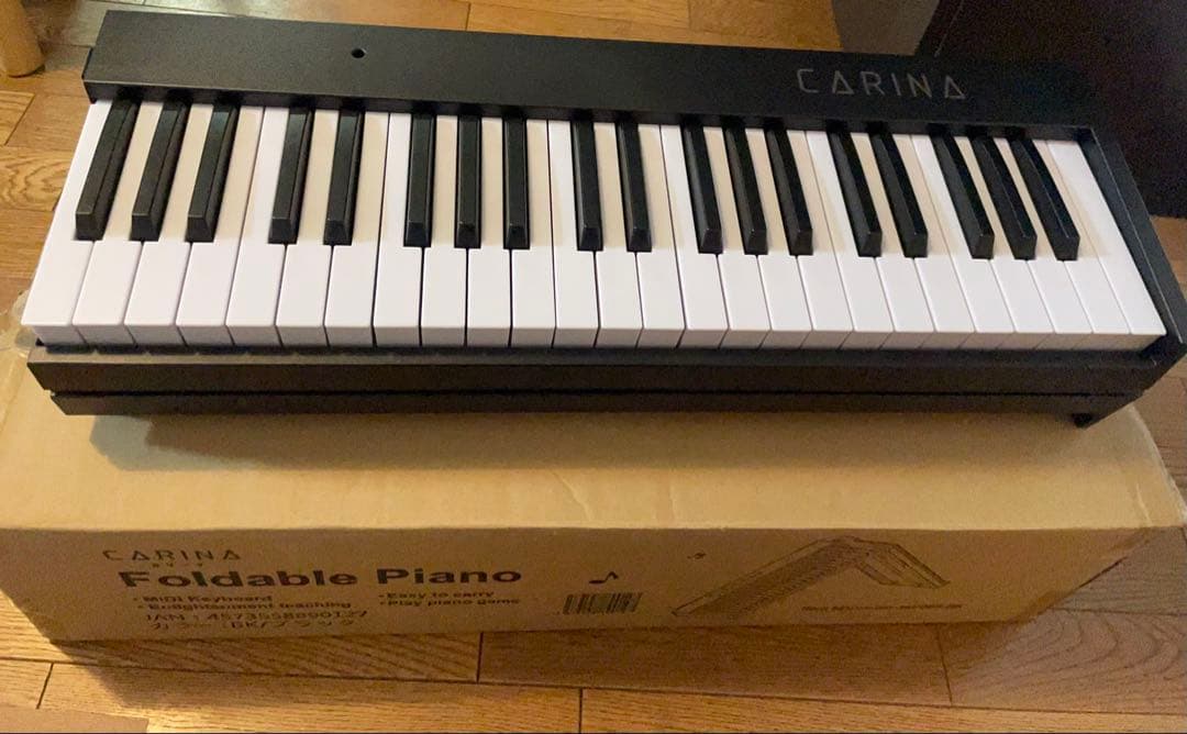 【美品】CARINA ZE0088 折りたたみ式 電子ピアノ 88鍵 ホワイト