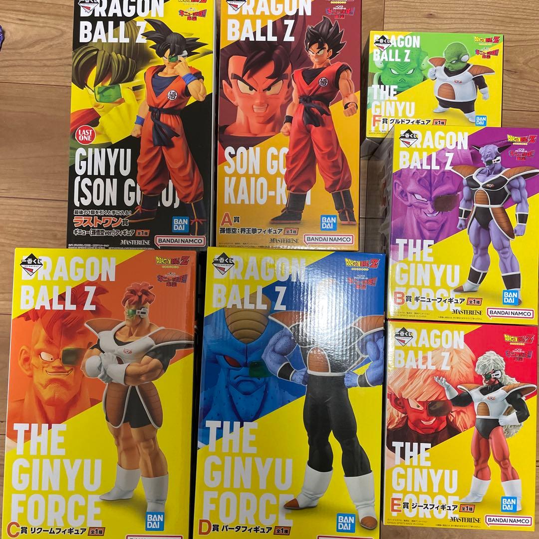ギニュー特戦隊 一番くじ フィギュア 未開封 ドラゴンボール