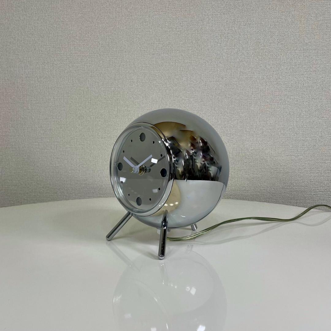 スペースエイジ テーブルクロック 置き時計 ライト付き ヴィンテージ ビンテージ