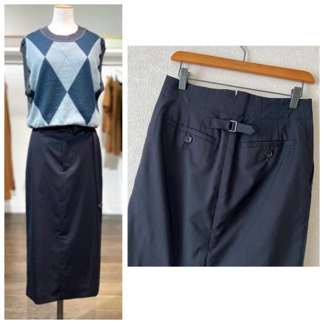 MARGARET HOWELL FOX BROTHERS サマーウールスカート