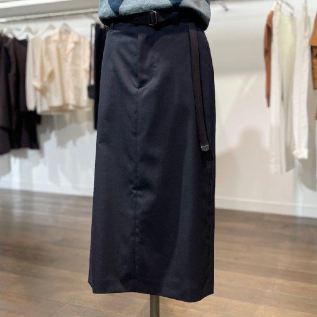 MARGARET HOWELL FOX BROTHERS サマーウールスカート