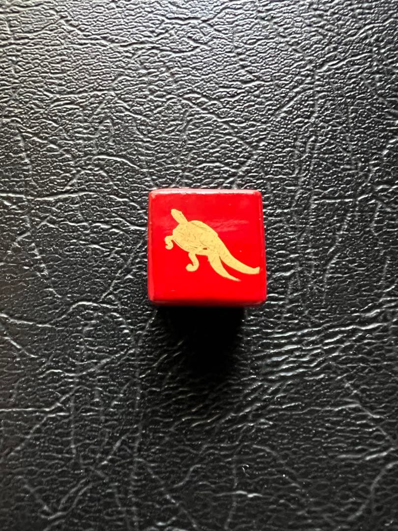 川連漆器／きのこ酒杯5点＋サイコロ