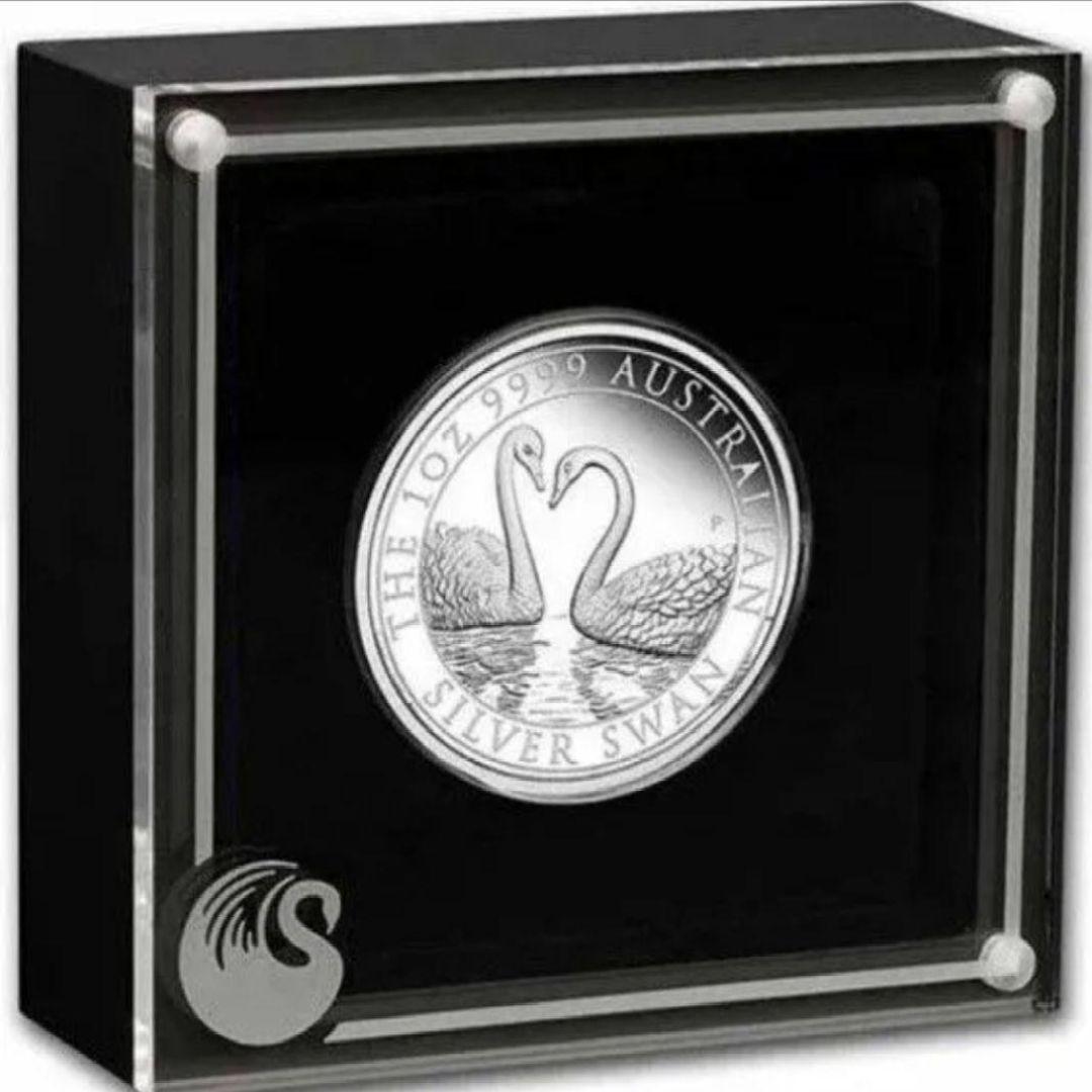2022年 スワン 1オンス 純銀 プルーフ銀貨 パースミント 保証書＆BOX付