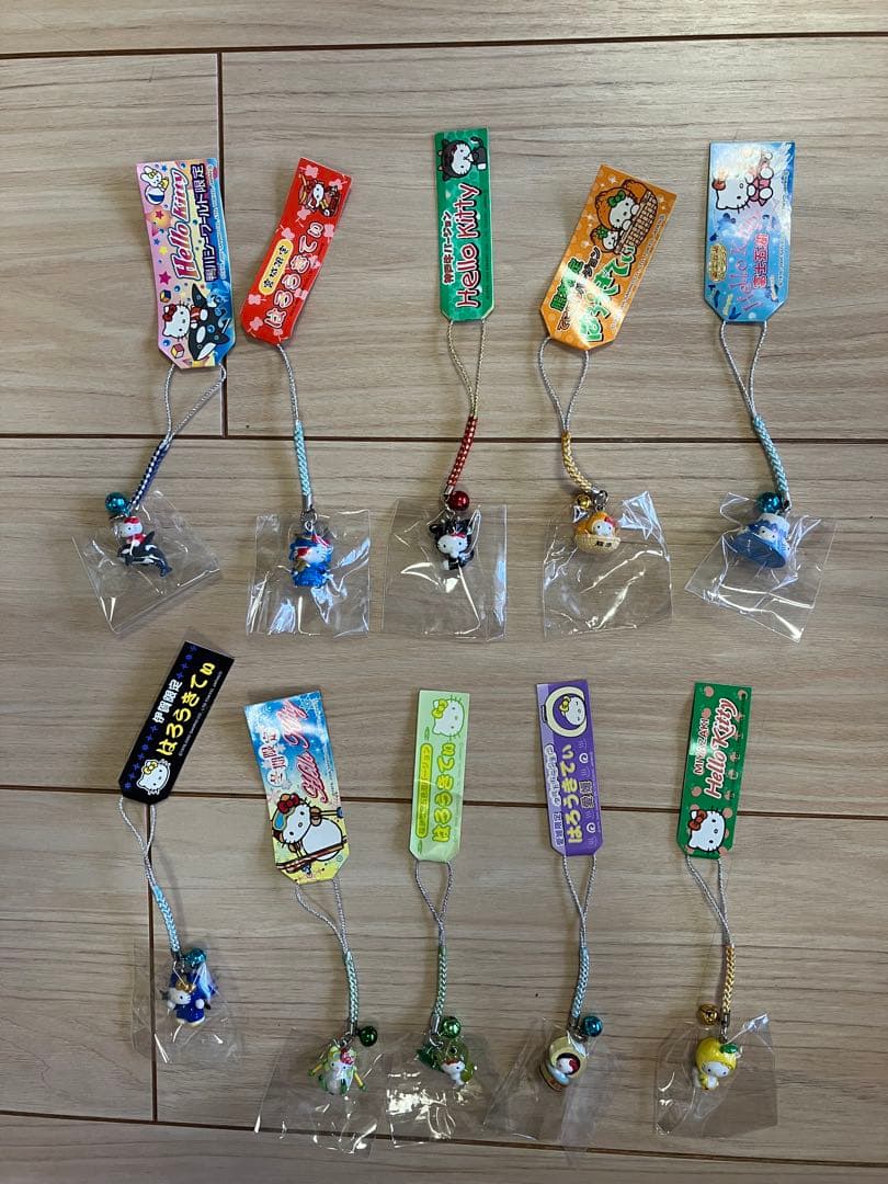 ハローキティ　ご当地キティ　根付け　125個 まとめ