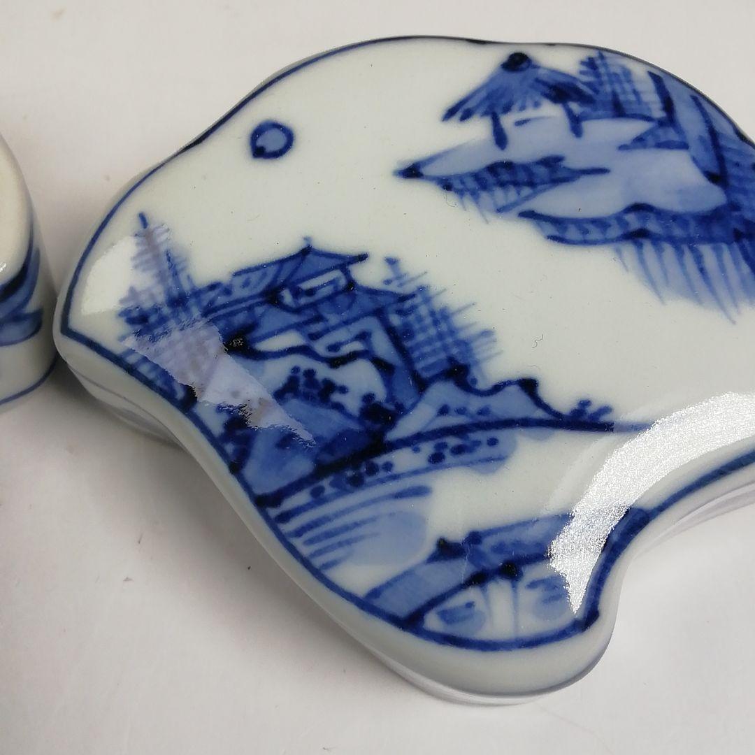 Ｗ１２　香合　『銀杏　香合』『高野昭阿弥 造』　共箱　茶道具