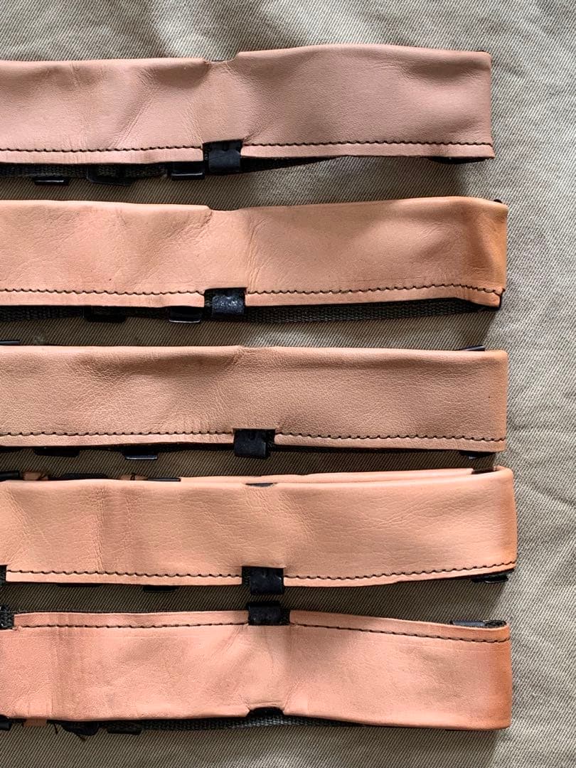 アメリカ軍 水筒カバー ヘルメットライナー用バンド×5本 まとめて デッド