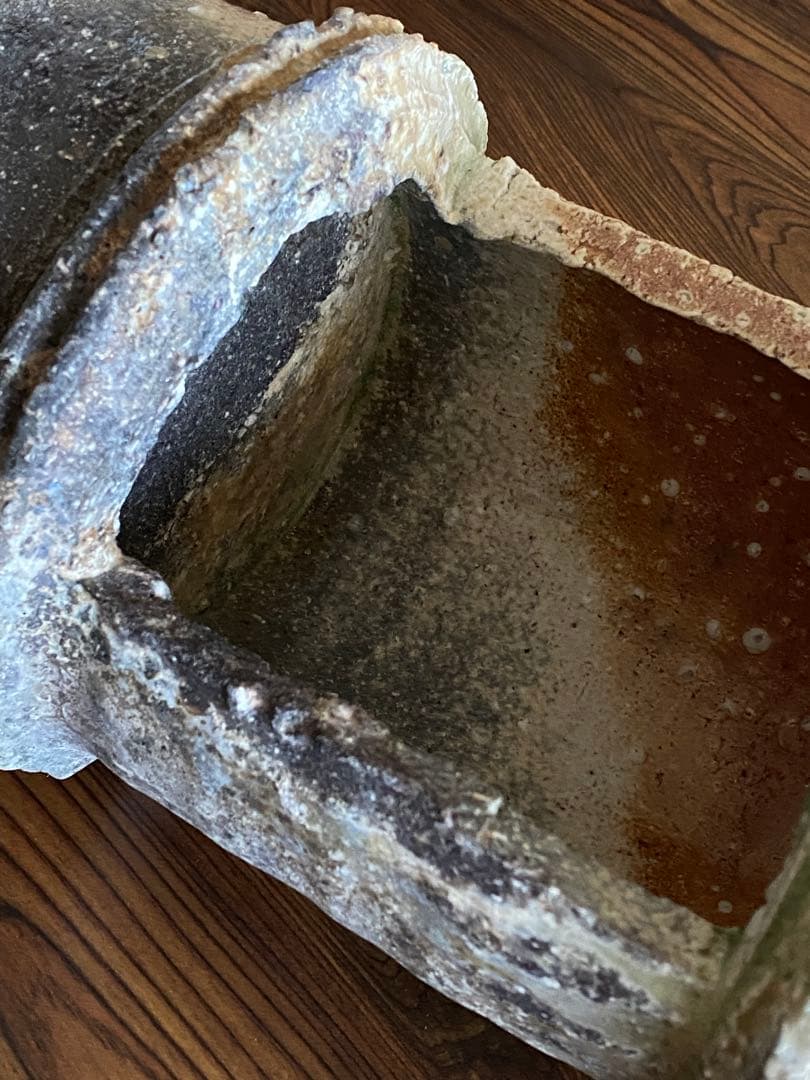 伊賀焼 Iga ware 竹花入 Vase 井村侊生 N16