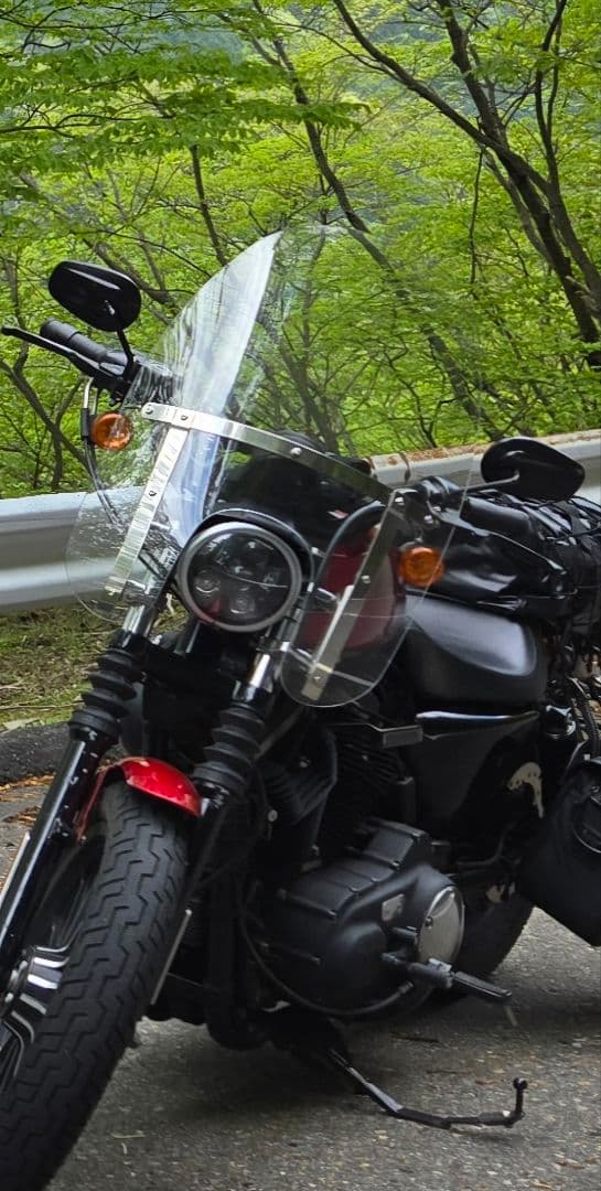 ハーレーXL883 バイクシールド