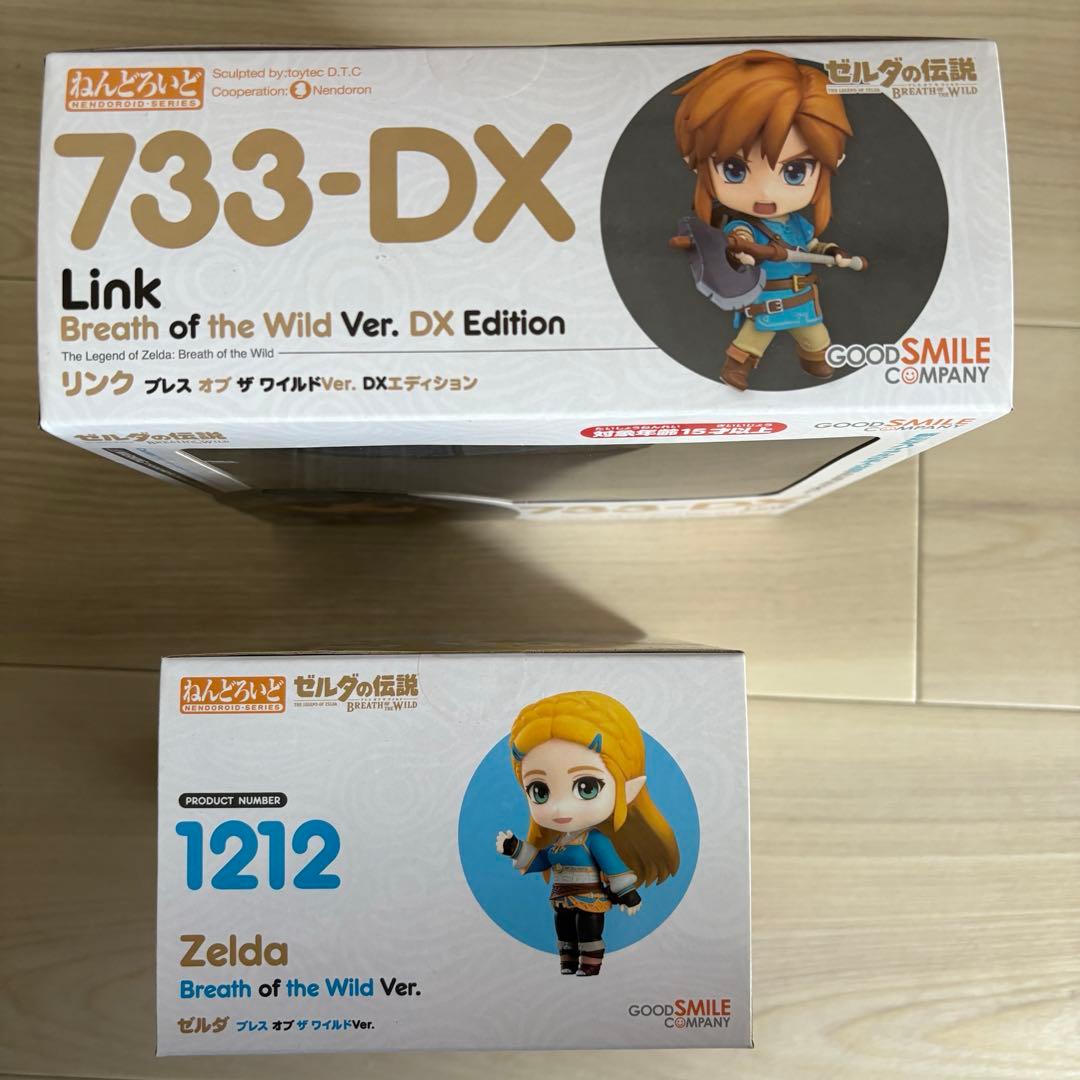 ねんどろいど リンク＆ゼルダ ブレス オブ ザ ワイルドVer.