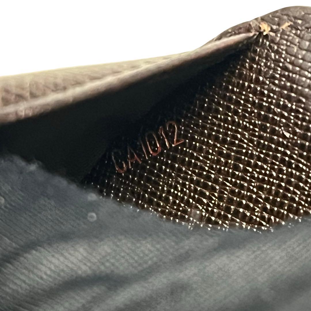 希少✨ルイヴィトン ポルトフォイユ ダミエ PVC 二つ折り財布 ブラウン