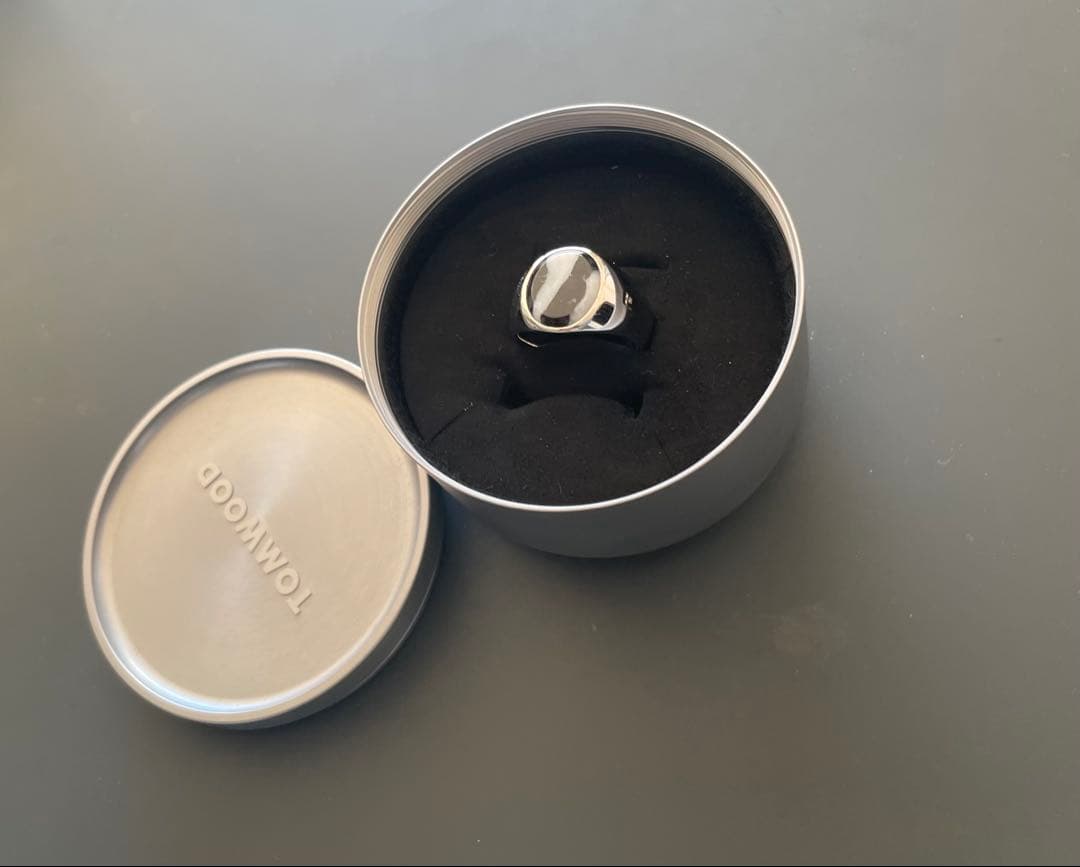 TOMWOOD 指輪 Oval Zebraシルバーリング size 64