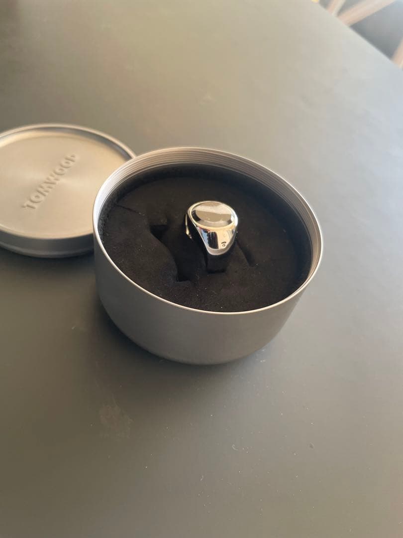 TOMWOOD 指輪 Oval Zebraシルバーリング size 64