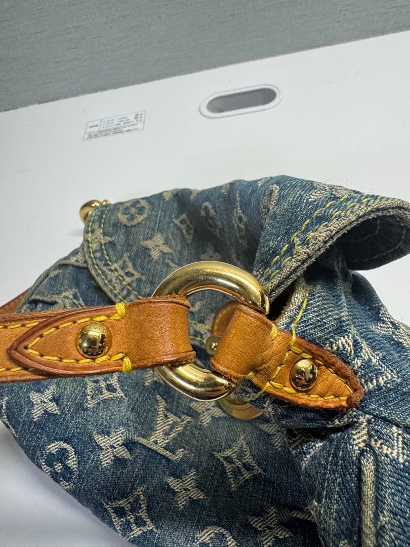 ルイヴィトン ミニプリーティ モノグラムデニム ショルダーバッグ M95050