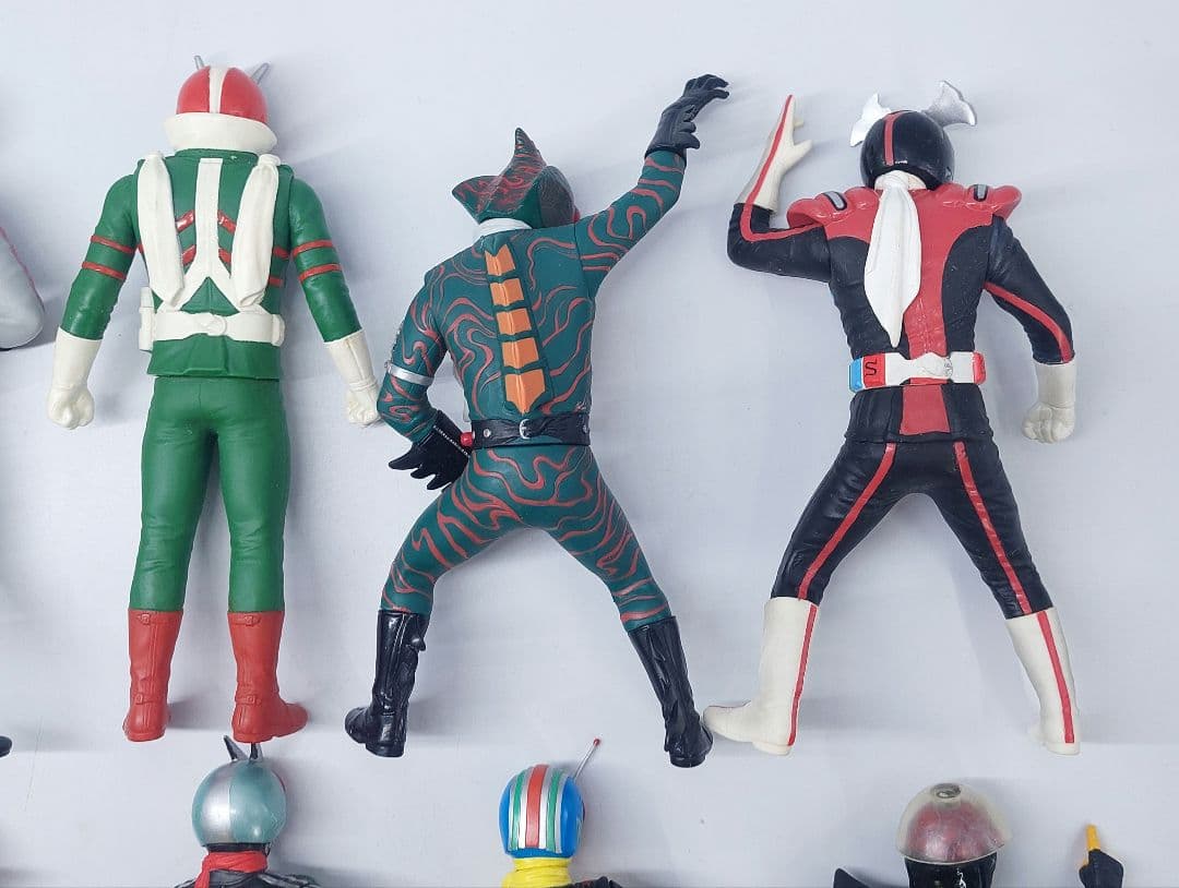 バンダイ ソフビ魂 14点セット 約17cm ソフビ フィギュア 現状品