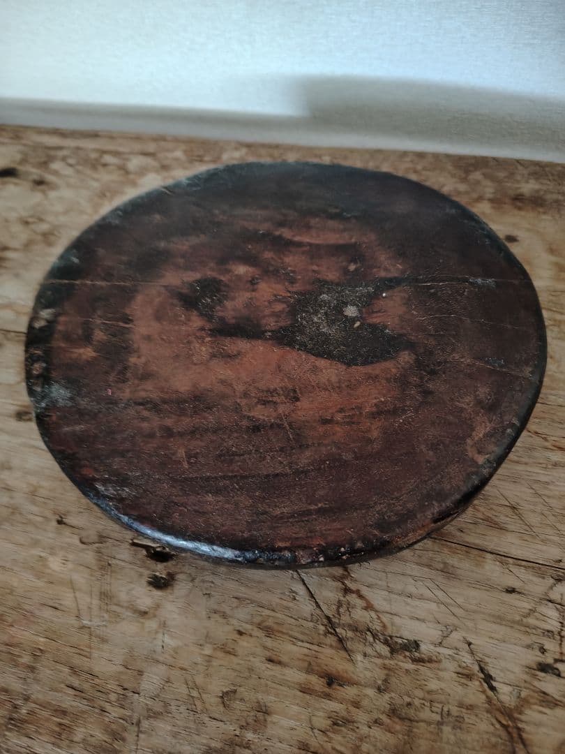 アフリカ　セヌフォスツール　花台　展示台　プリミティブアート　1点物