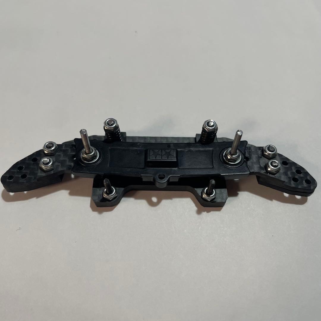 ミニ四駆　フロント段下げATスラダン　提灯　リアアンカー　社外カーボン3点セット