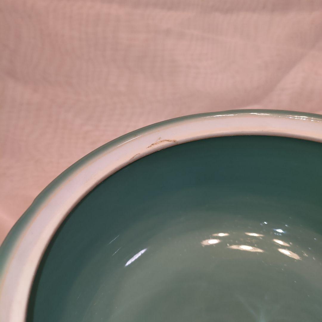 茶道具 水指 捻梅水指 青磁 塗蓋付 加藤 藤山作 (共箱)