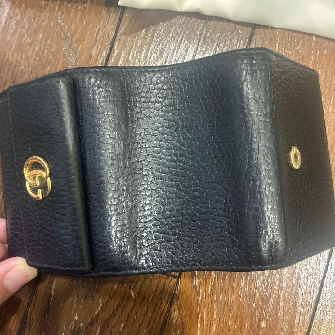 胡桃様　GUCCI 三つ折り財布　黒