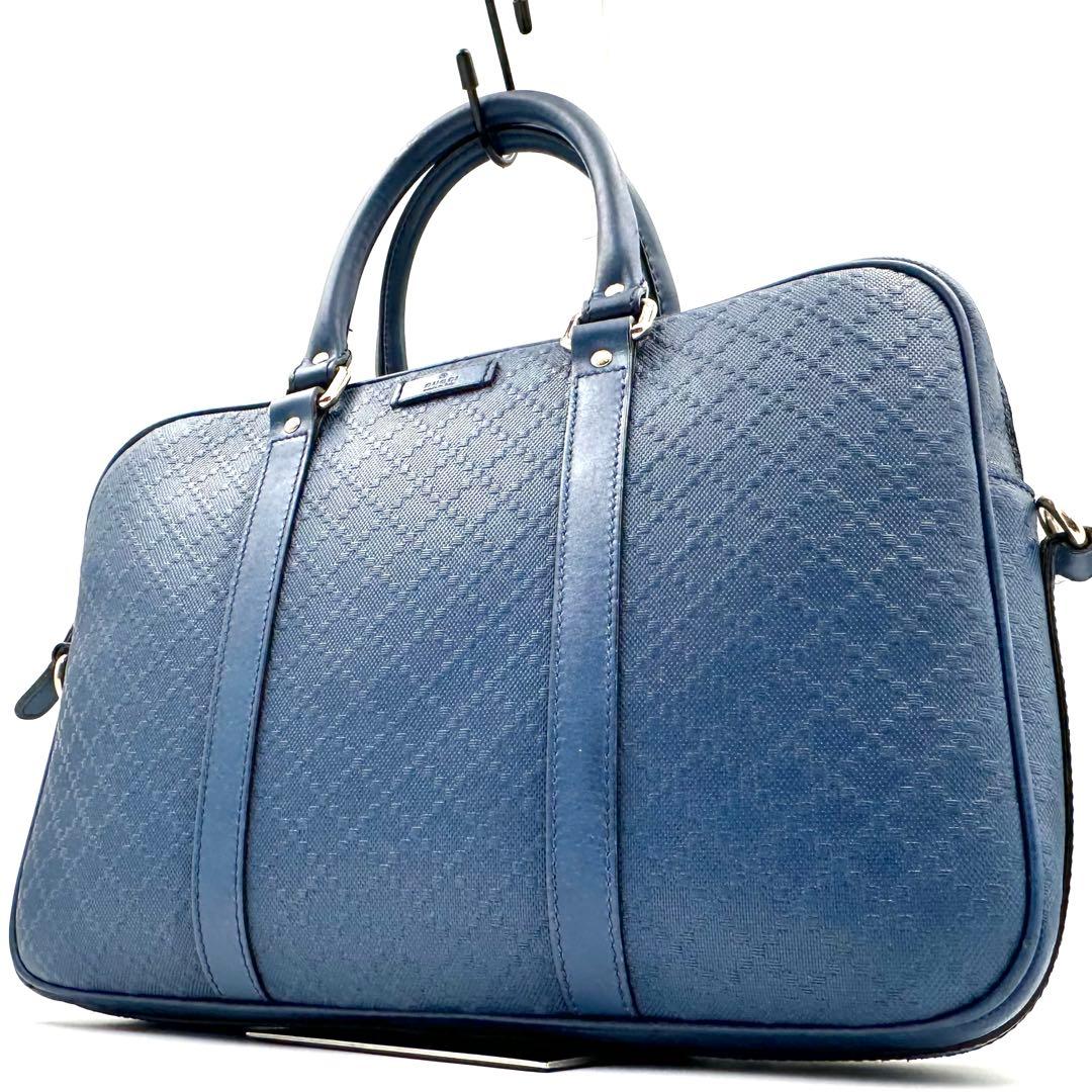 《極美品》GUCCI ディアマンテ メンズ ビジネスバッグ ブリーフケース A4