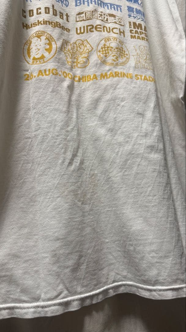 Hi-STANDARD AIR JAM 2000 tシャツ　ホワイト　Lサイズ