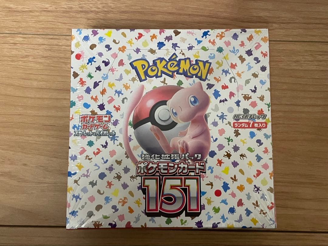 ポケモンカード 151 box 新品未開封シュリンク付き