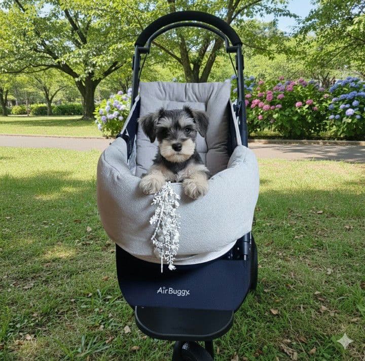 ❤年中使える❤ペットカートコンフォーター❤タンバリン✕コットンリネン（ベージュ）