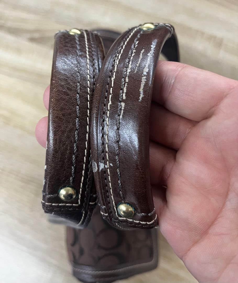 Coach ブラウン ハンドバッグ