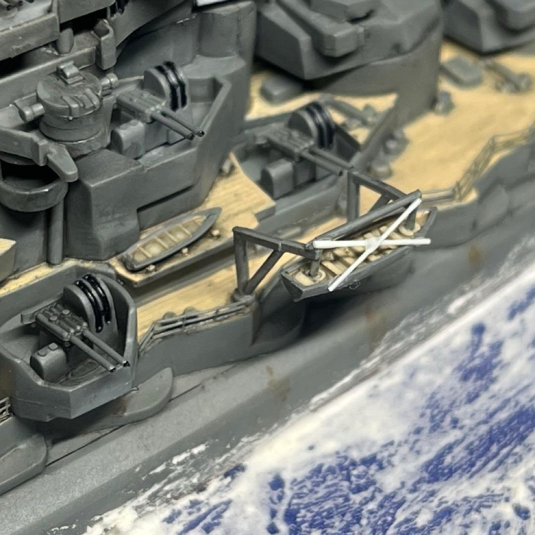 1/700 日本海軍　航空戦艦伊勢　ジオラマ
